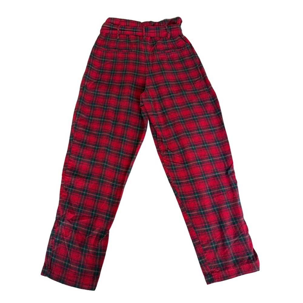 SEEK THE LABEL x LF Red Tartan Belted Pants Women’s S - Picture 4 of 9